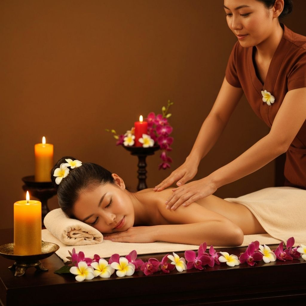 Aromatische Ölmassage